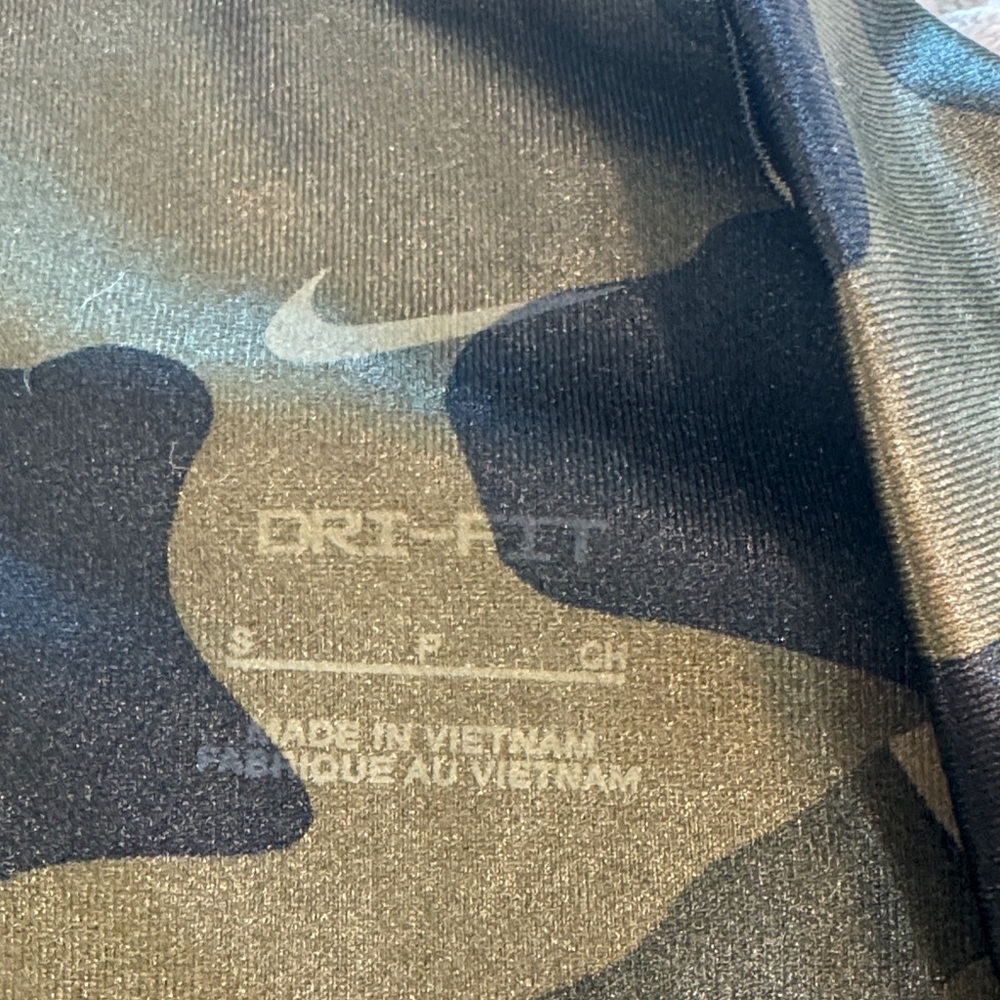 Nike Camouflage Dri-FIT Shirt - Olive and Black